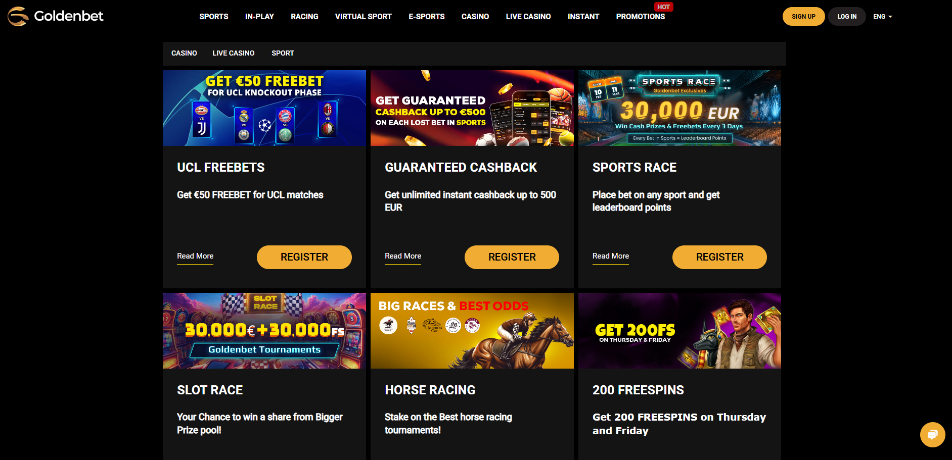 Bonuses at Goldenbet