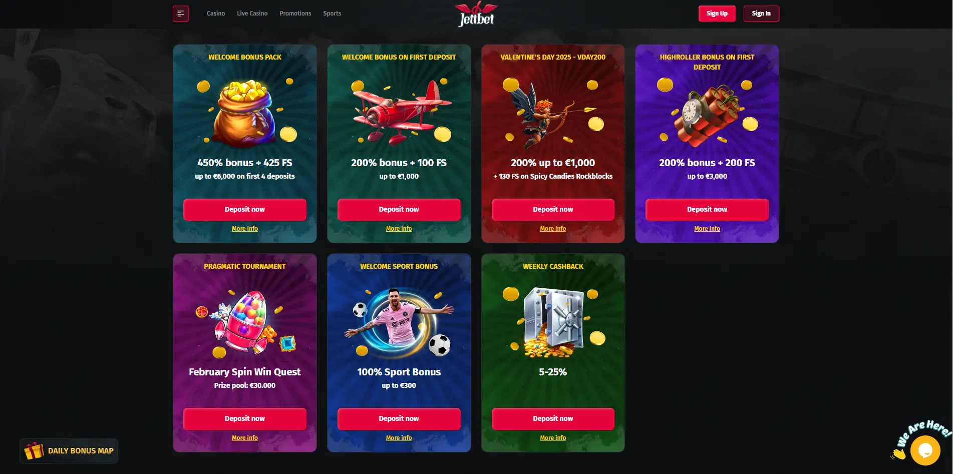 Bonuses on this brand